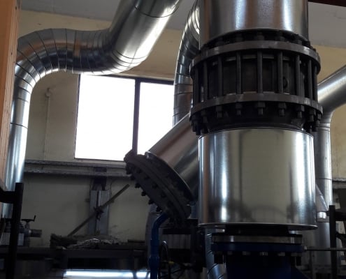 Κατασκευή νέων σωληνογραμμών αναρρόφησης και κατάθλιψης κύριας αντλίας τηλεθέρμανσης