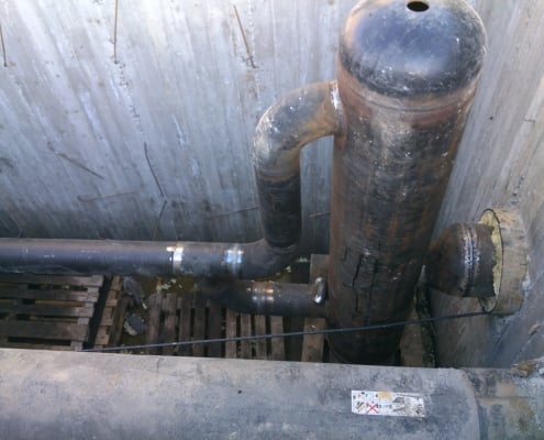 Ανακατασκευή σωληνογραμμών νερού πλήρωσης δικτύου τηλεθέρμανσης