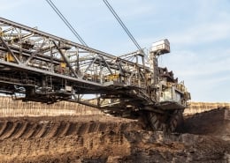 Κεφαλή επιφανειακής εξόρυξης λιγνίτη