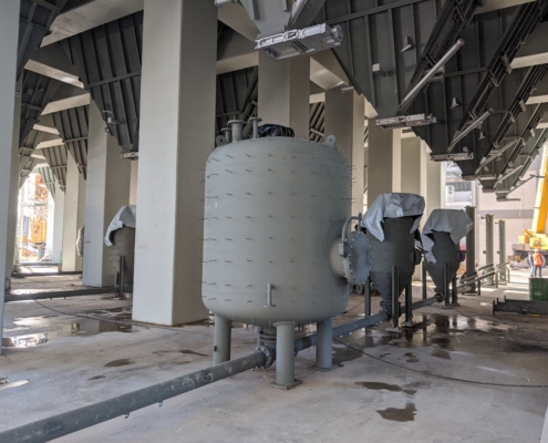 Erection of Fly Ash Transport System at the New DEI S.A. SES Ptolemaida 5