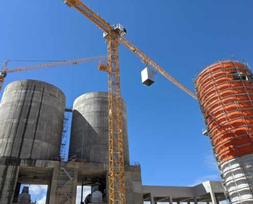 Σιλό αποθήκευσης τέφρας