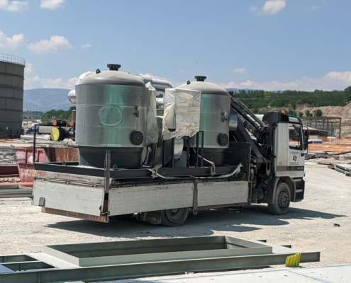 Δοχεία αποθήκευσης ιπτάμενης τέφρας