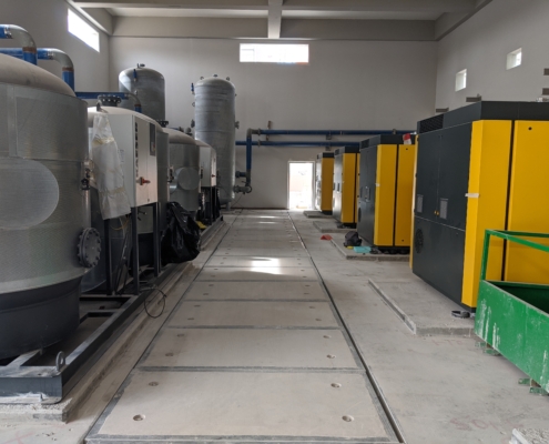 Αεροφυλάκια & Συμπιεστές συστήματος ιπτάμενης τέφρας