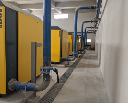 Αεροσυμπιεστές συστήματος Ιπτάμενης τέφρας