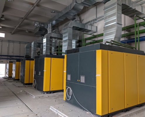 Αεροσυμπιεστές συστήματος Ιπτάμενης τέφρας