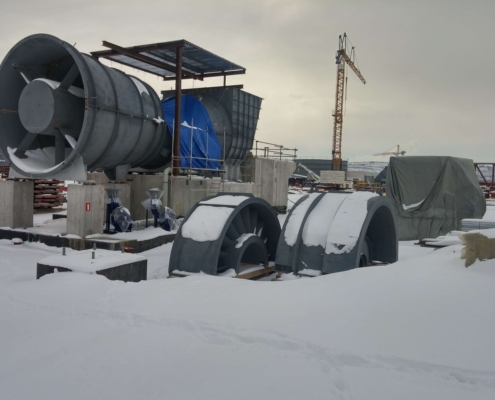 Ανέγερση συστήματος ID & RECI FANS της νέας μονάδας Πτολεμαίδας 5